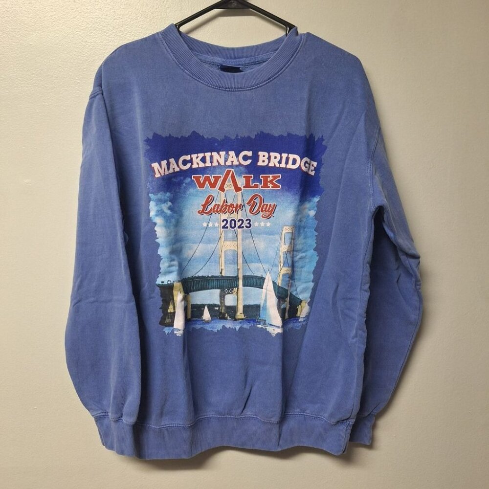 Mackinac Bridge Walk Michigan Labor Day Tradition 2023 Adult Medium Mighty Mac
